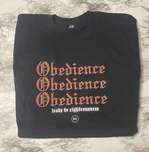 Load image into Gallery viewer, &quot;Romans 6:16&quot; T-shirt (black)
