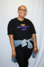 Load image into Gallery viewer, &quot;Purple drip&quot; T-shirt (black)
