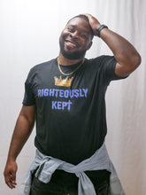 Load image into Gallery viewer, &quot;Blue drip&quot; T-shirt (black)
