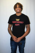 Load image into Gallery viewer, &quot;Red drip&quot; T-shirt (black)
