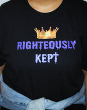 Load image into Gallery viewer, &quot;Purple drip&quot; T-shirt (black)
