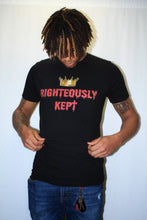 Load image into Gallery viewer, &quot;Red drip&quot; T-shirt (black)
