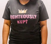 Load image into Gallery viewer, &quot;Pink drip&quot; T-shirt (black)
