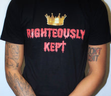 Load image into Gallery viewer, &quot;Red drip&quot; T-shirt (black)
